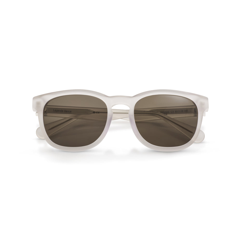 Round Real Madrid Acetate Sunglasses White