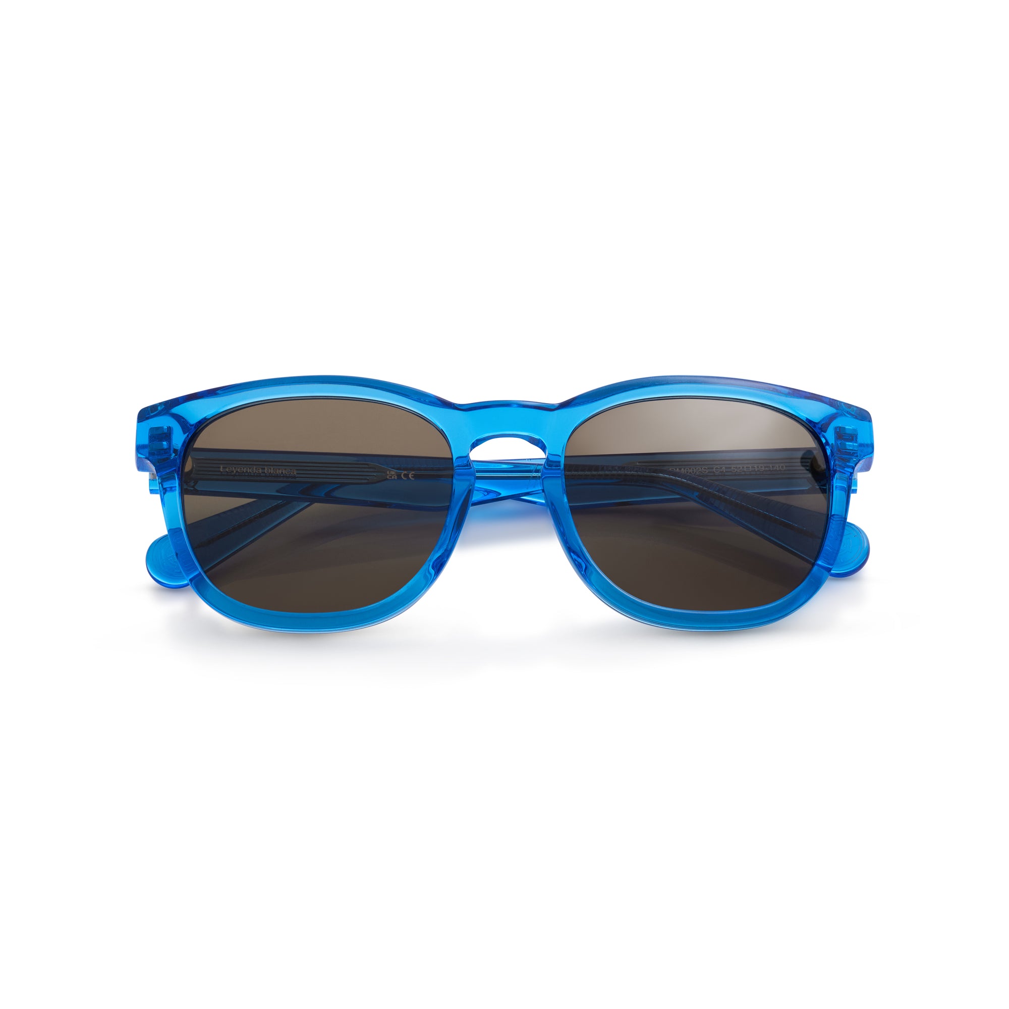 Round Real Madrid Acetate Sunglasses Blue
