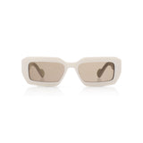 Gafas de Sol Cuadradas Real Madrid Acetato Blancas