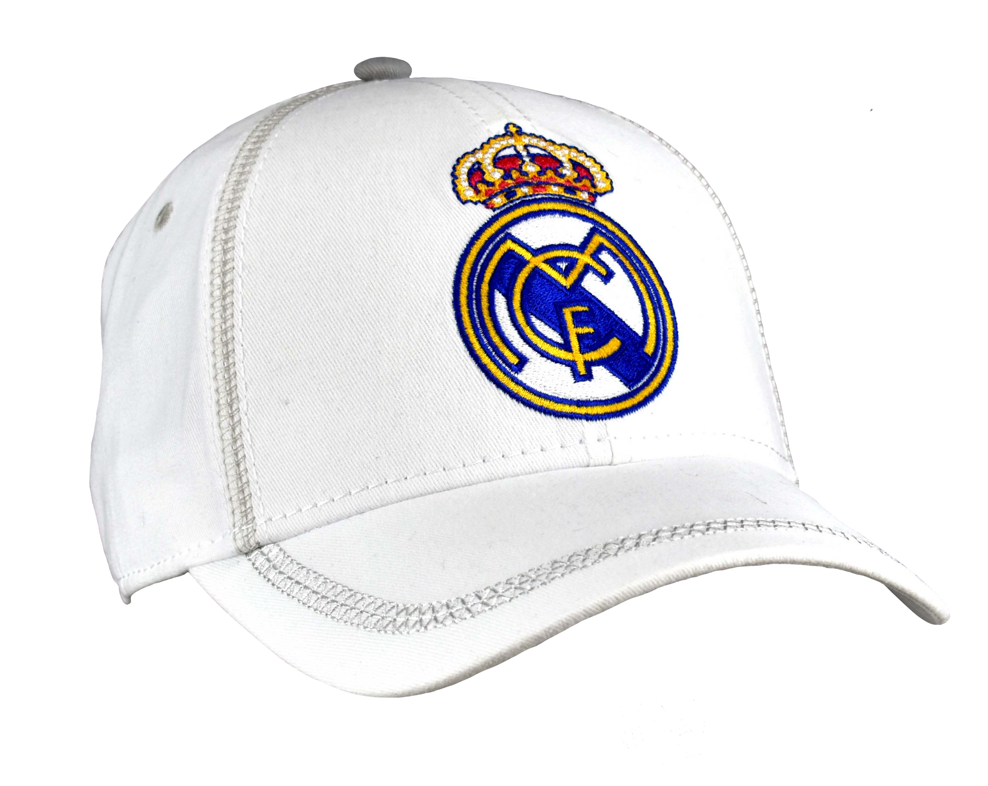 Real Madrid Crest Cap -White