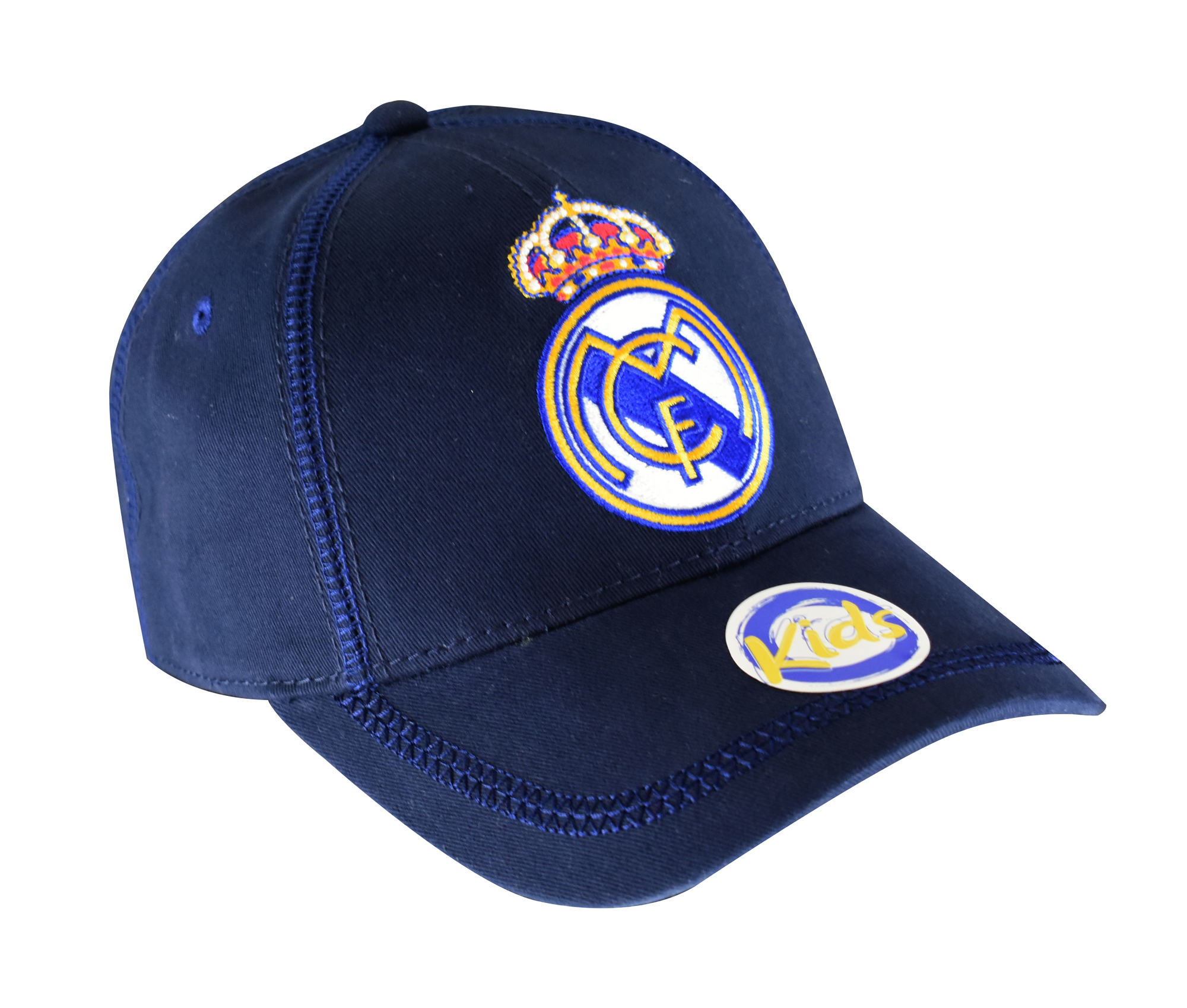 Real Madrid Crest Logo Cap Junior - Blue
