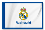 Real Madrid Flag Large -White/Blue