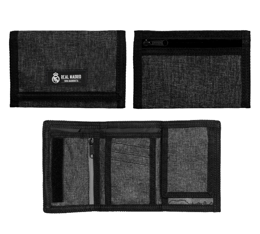 Real Madrid Crest Wallet -Black