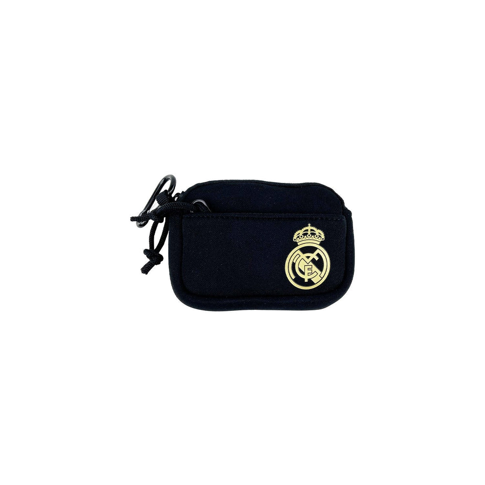 Neoprene Square Coin Purse Black/Gold