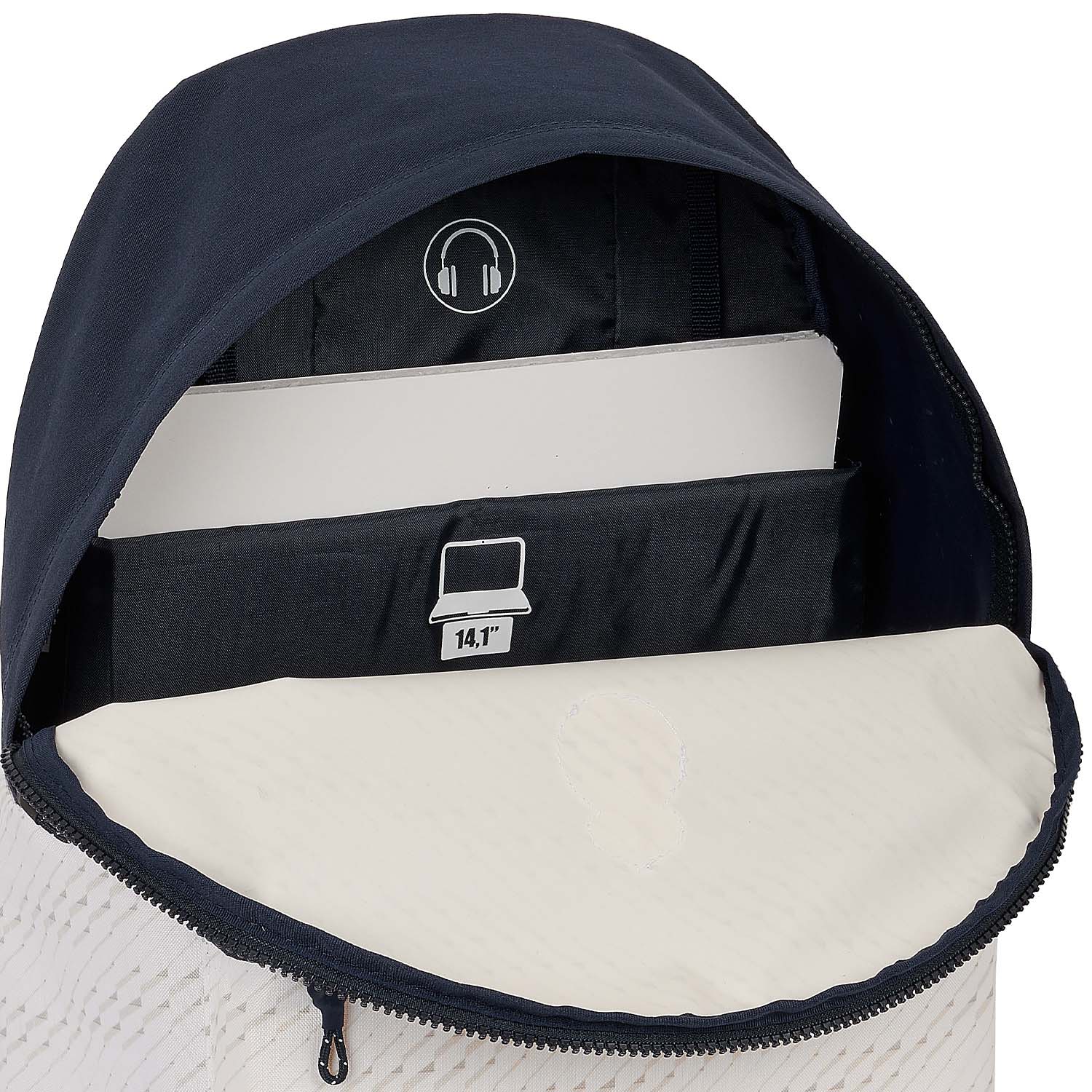 Laptop Backpack White/Gold