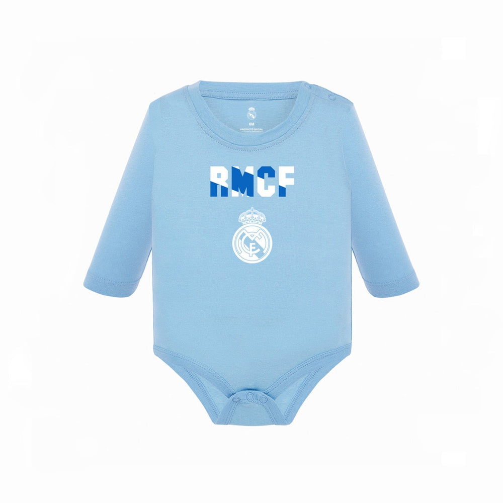 Baby Long Sleeve Body Blue