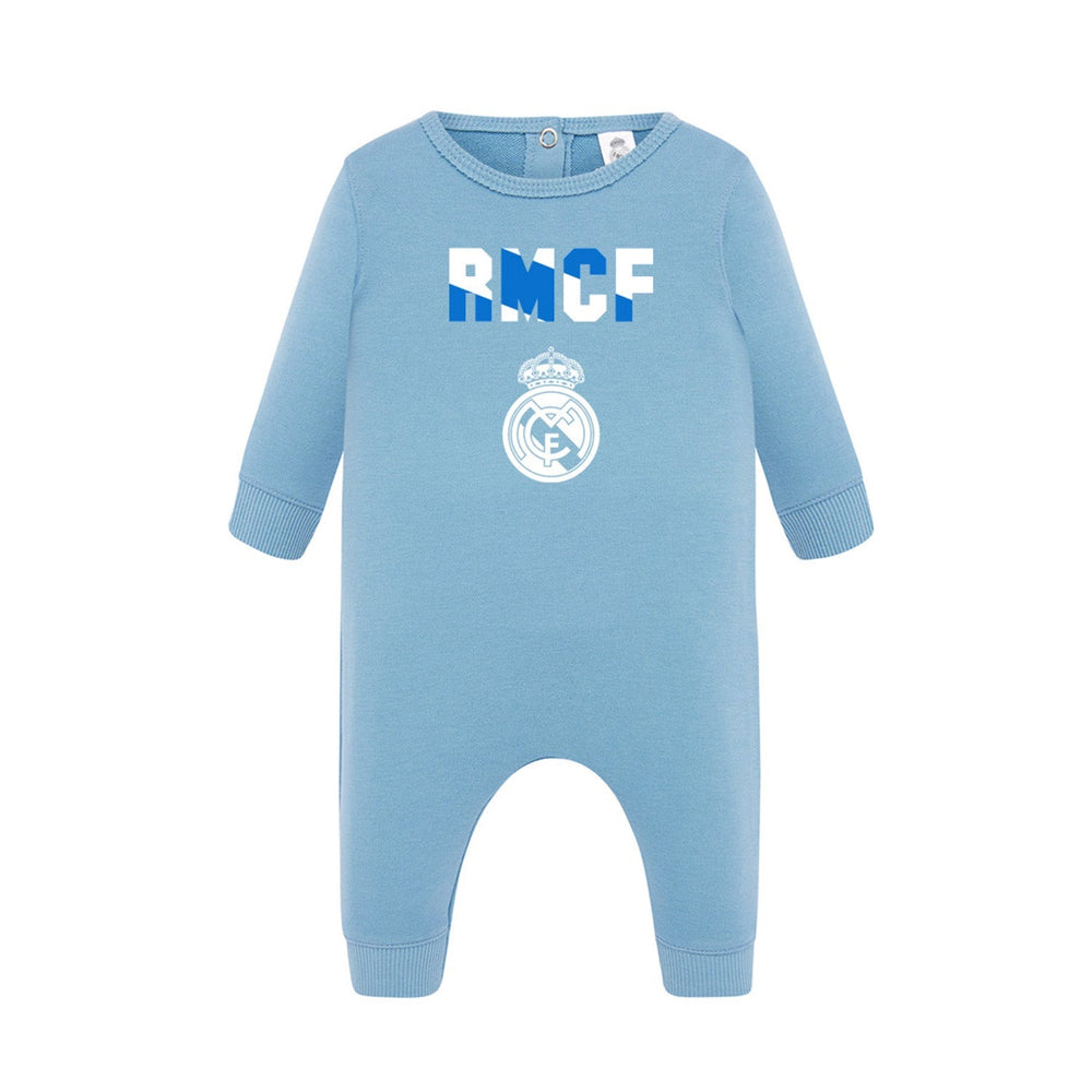 Baby Long Sleeve Romper Blue