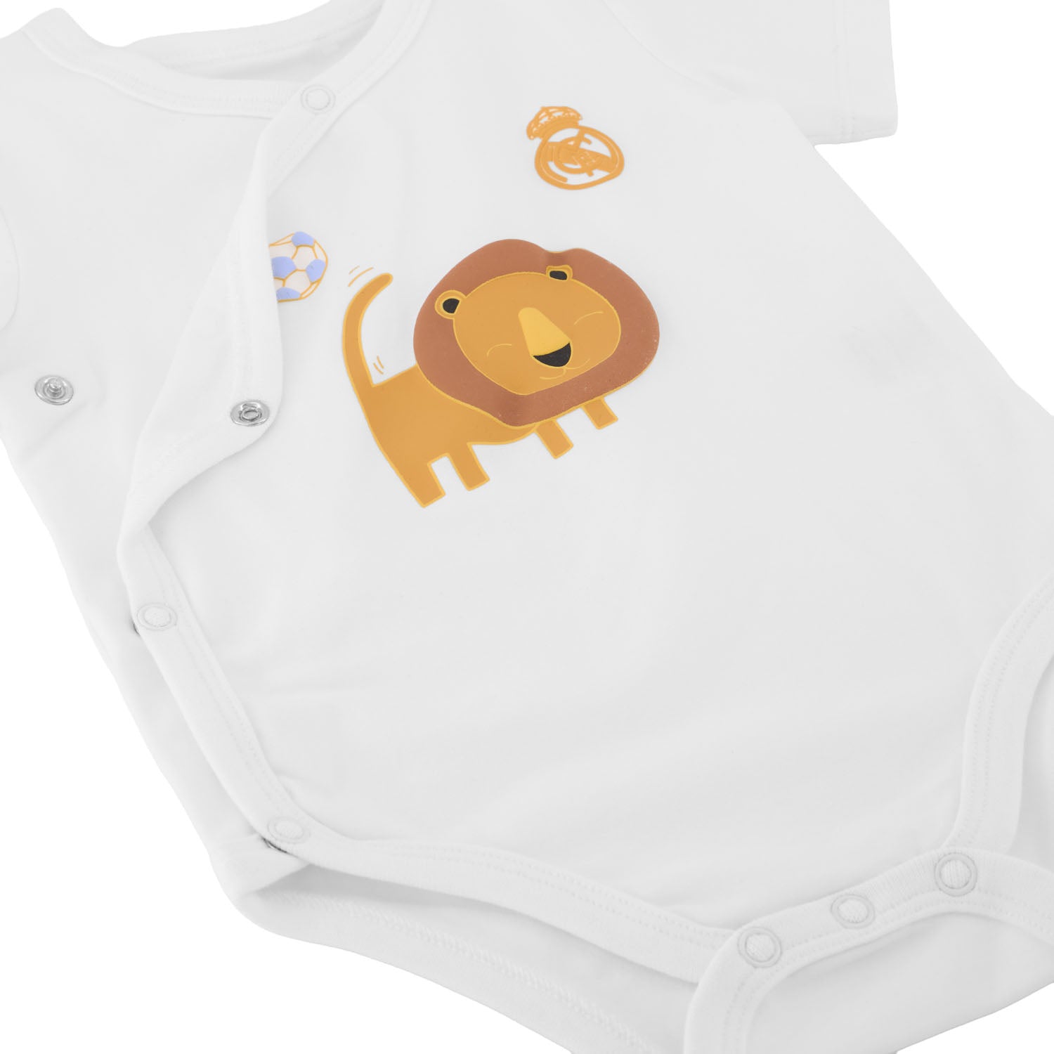2 Set Baby Bodysuit Jungle Friends White Real Madrid