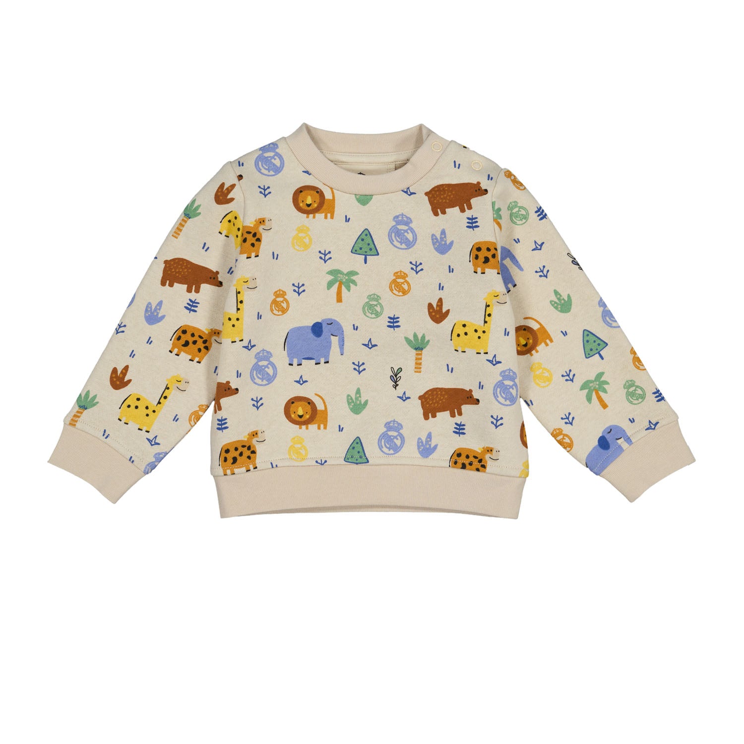Baby Tracksuit Jungle Friends Beige Real Madrid