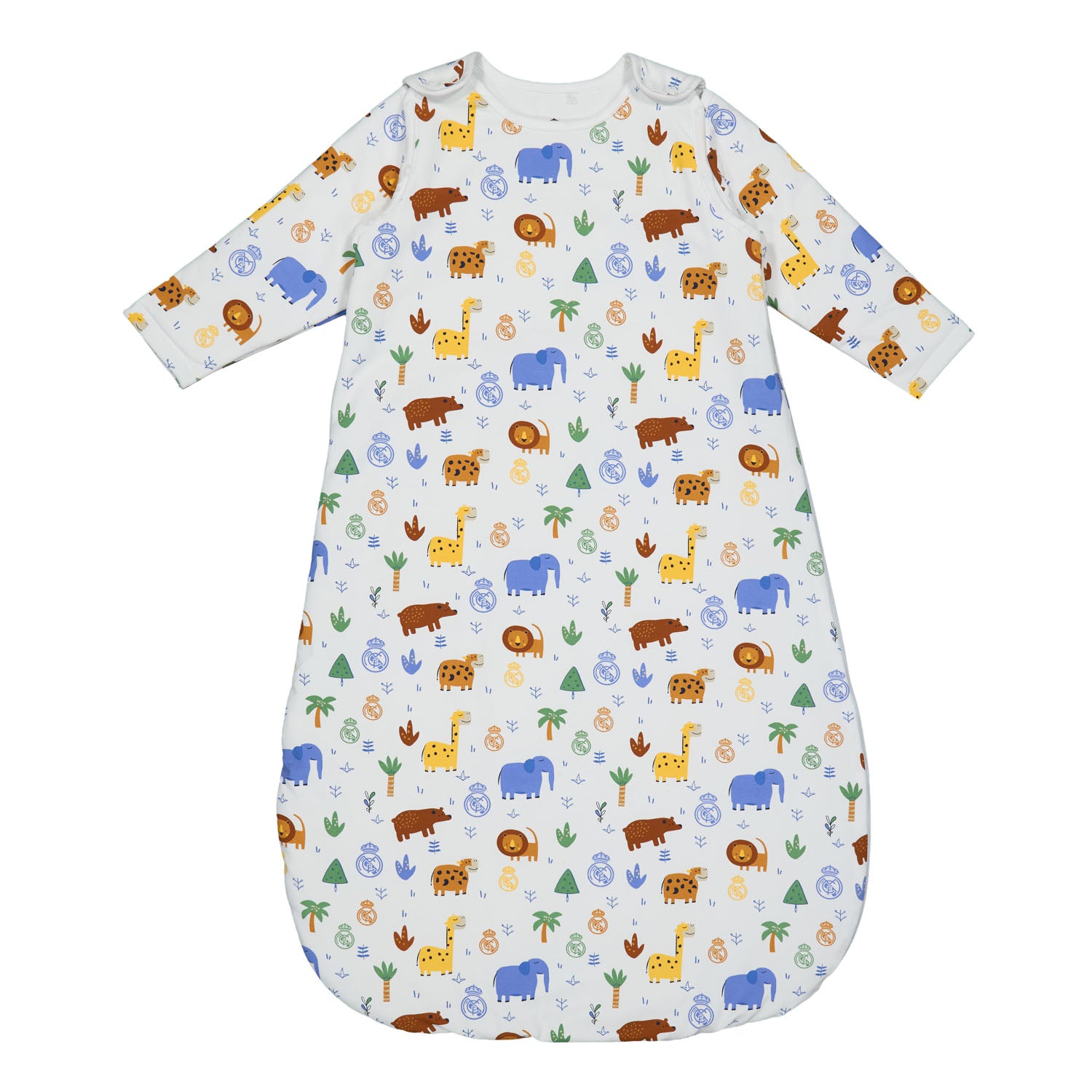 Baby Sleeping Bag Jungle Friends White Real Madrid