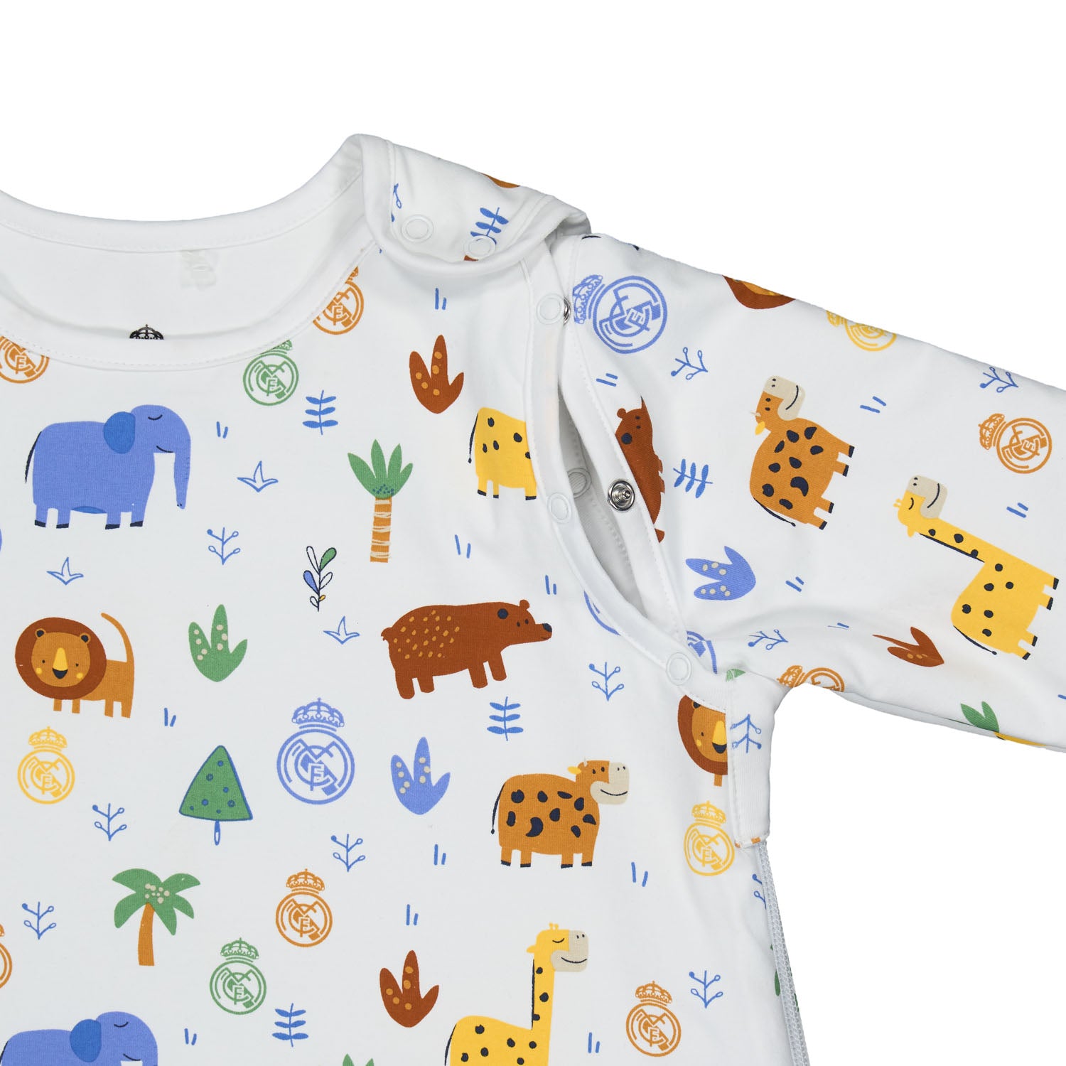 Baby Sleeping Bag Jungle Friends White Real Madrid