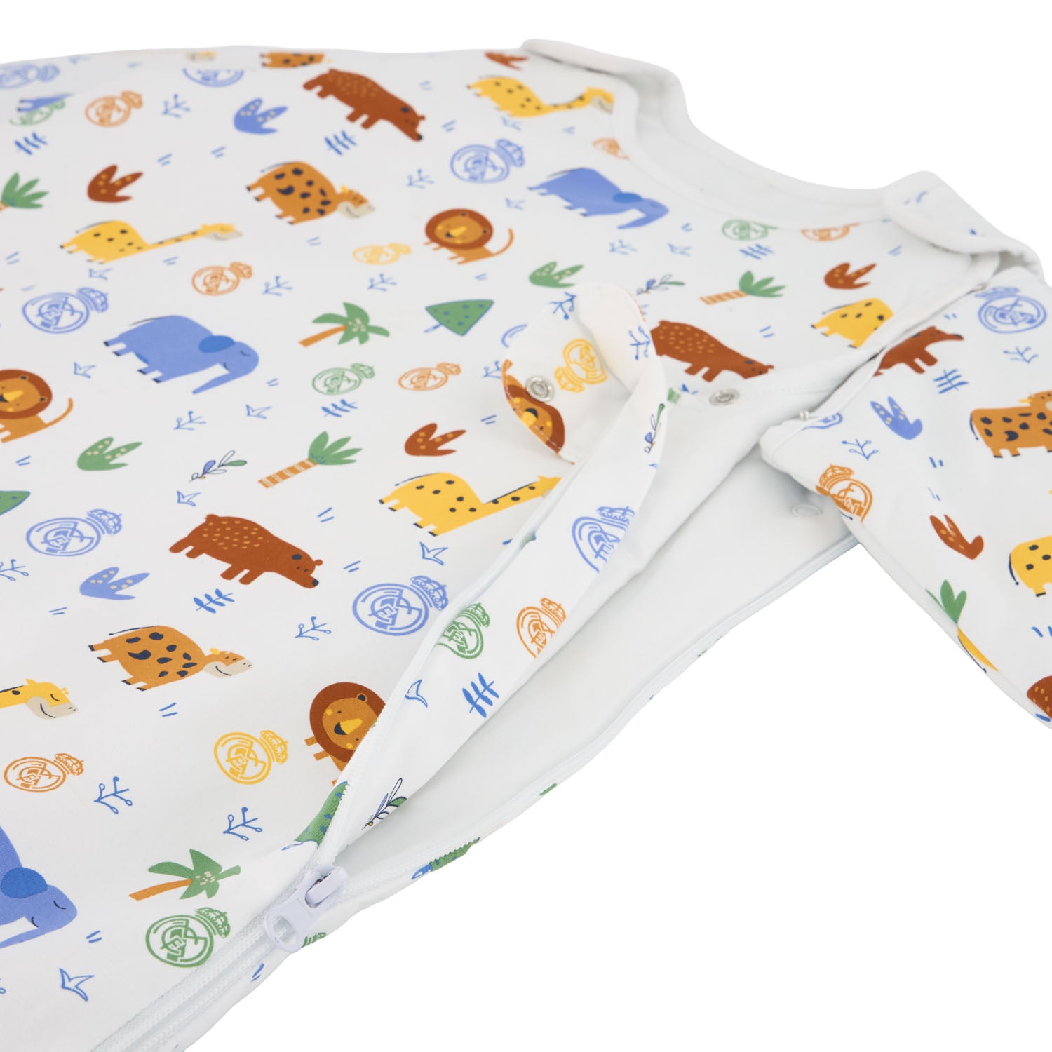 Baby Sleeping Bag Jungle Friends White Real Madrid