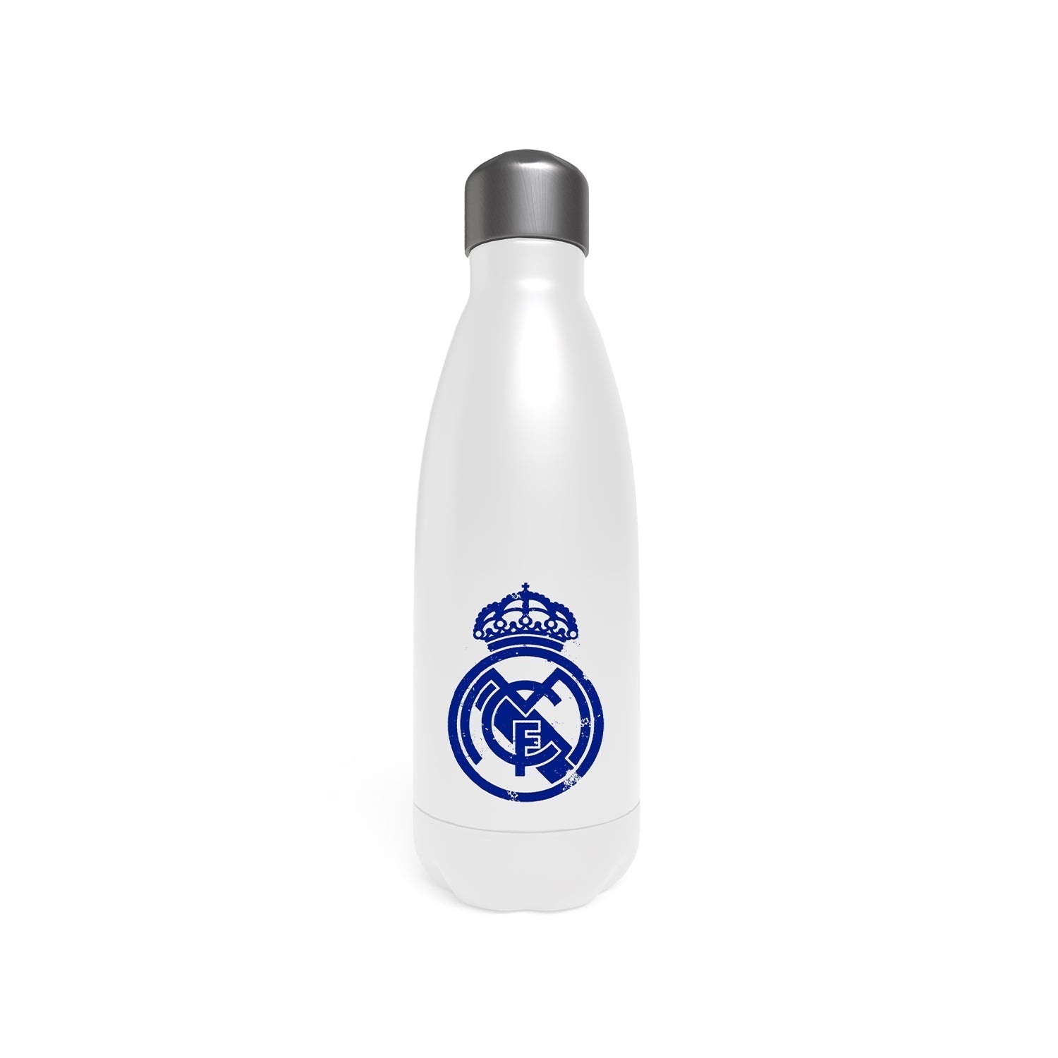 Steel Bottle White/Blue 550ml
