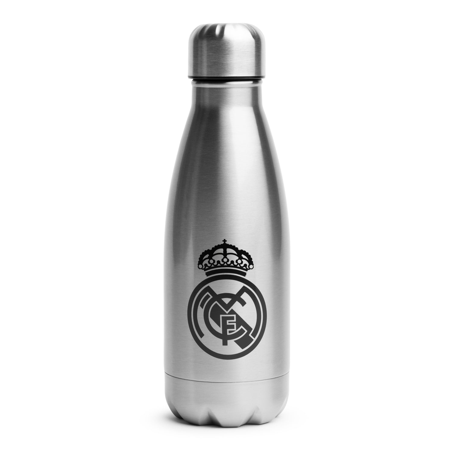 Real Madrid Steel 550ml Bottle Silver/Black