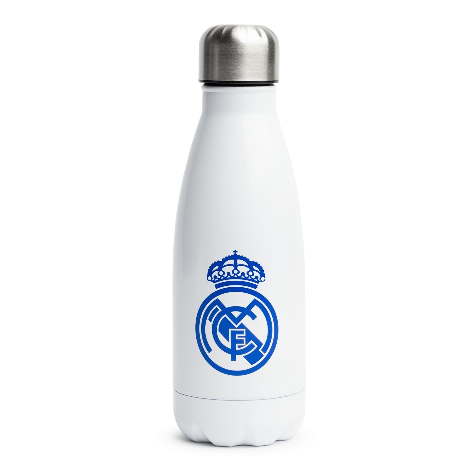 Steel 550ml Bottle White/Blue