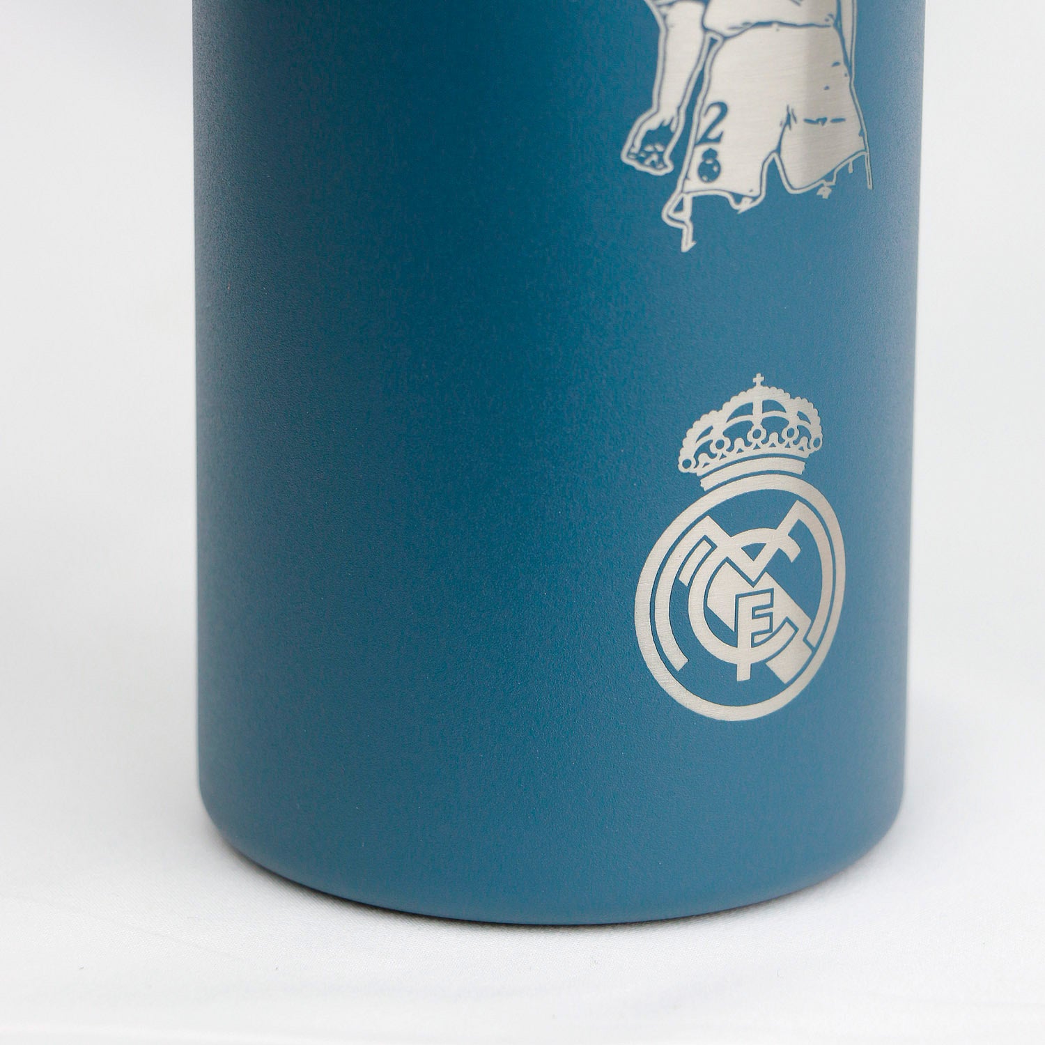 Bottle Thermo Team + Crest 600ml Ocean Blue Real Madrid