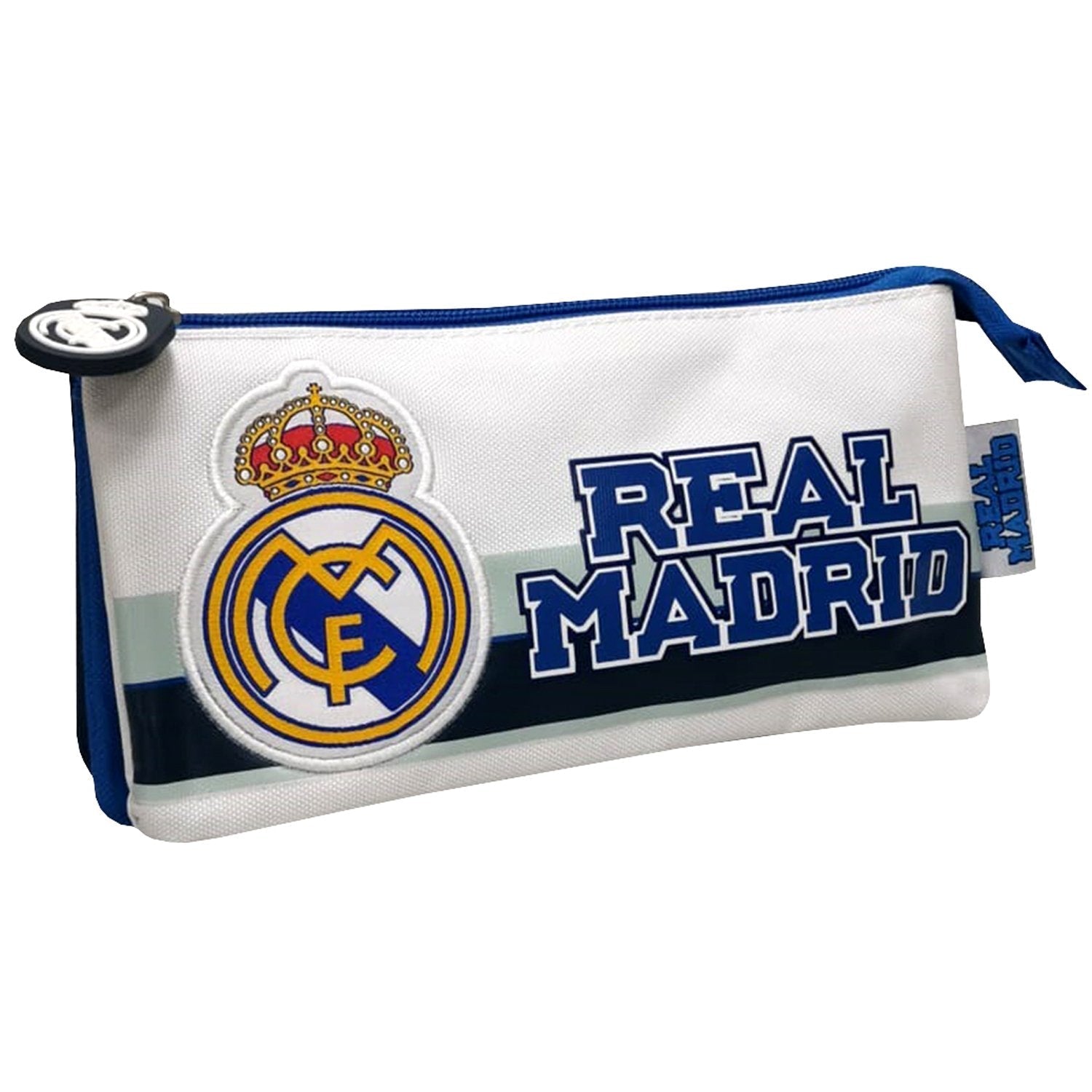Real Madrid Triple Zip Pencil Case