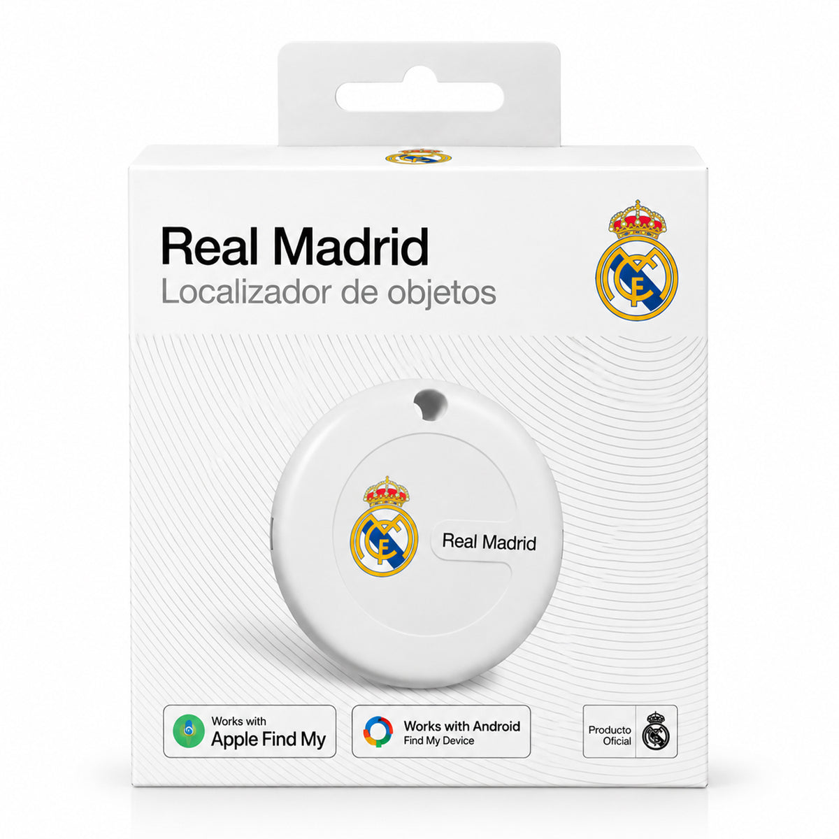 Real Madrid Luggage Tracker Airtag White