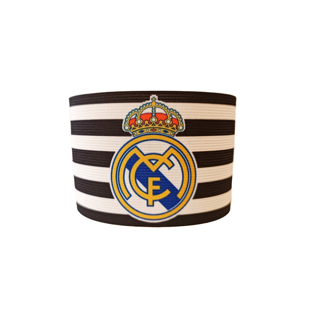 Captain Armband Adult Real Madrid Crest Black/White