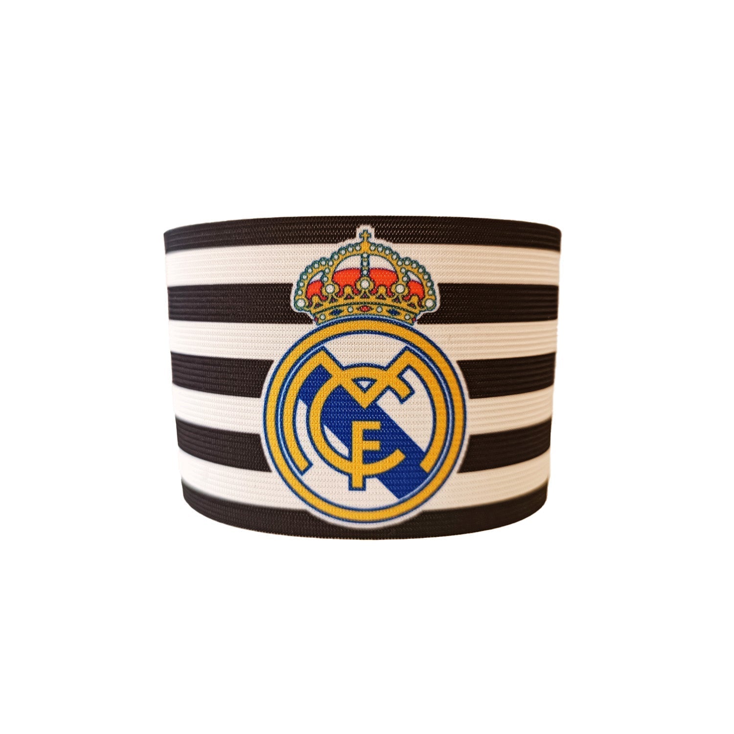 Captain Armband Adult Real Madrid Crest Black/White