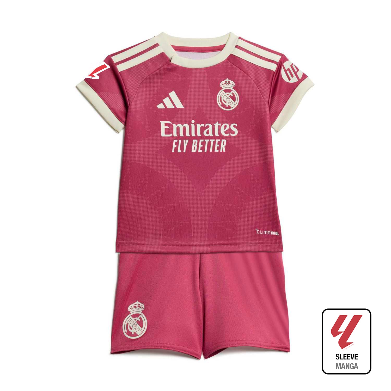 Conjunto Bebé Tercera Equipación Rosa 26/27