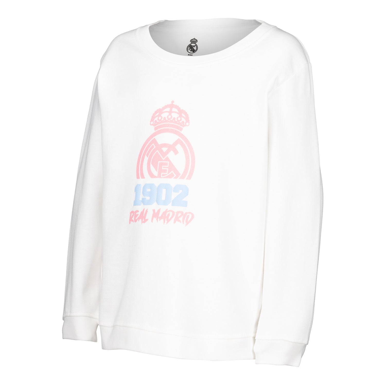Infant Crewneck Jumper 1902 Print White/Pink