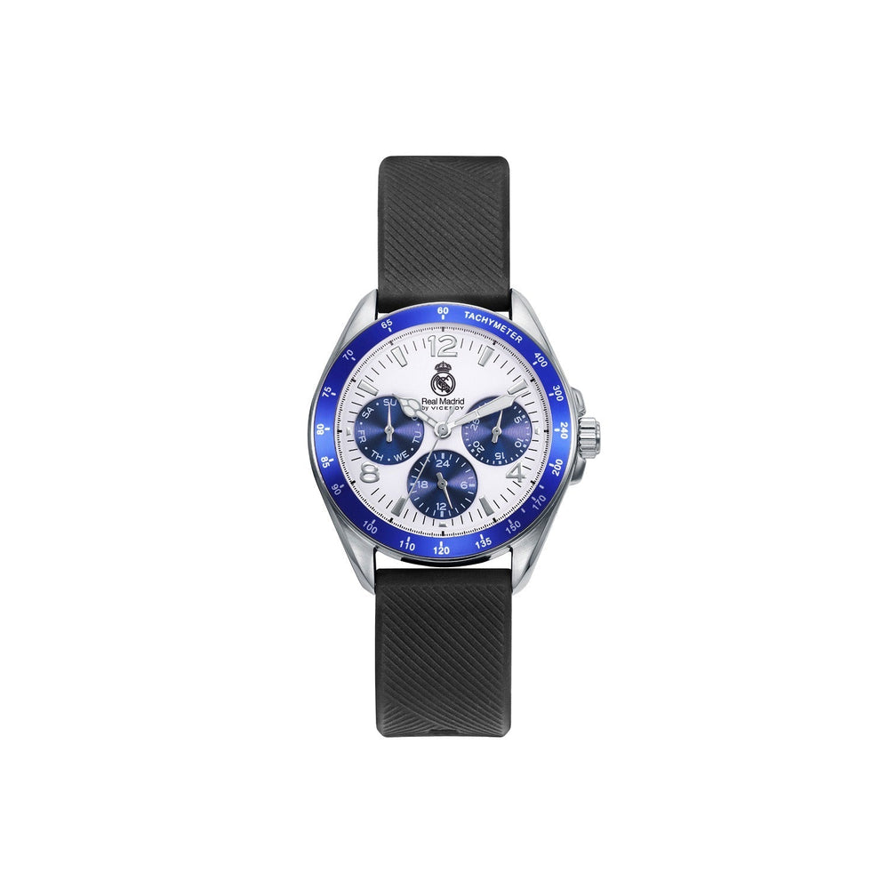 Kids Silicone Strap Viceroy Chrono Watch Black/Silver