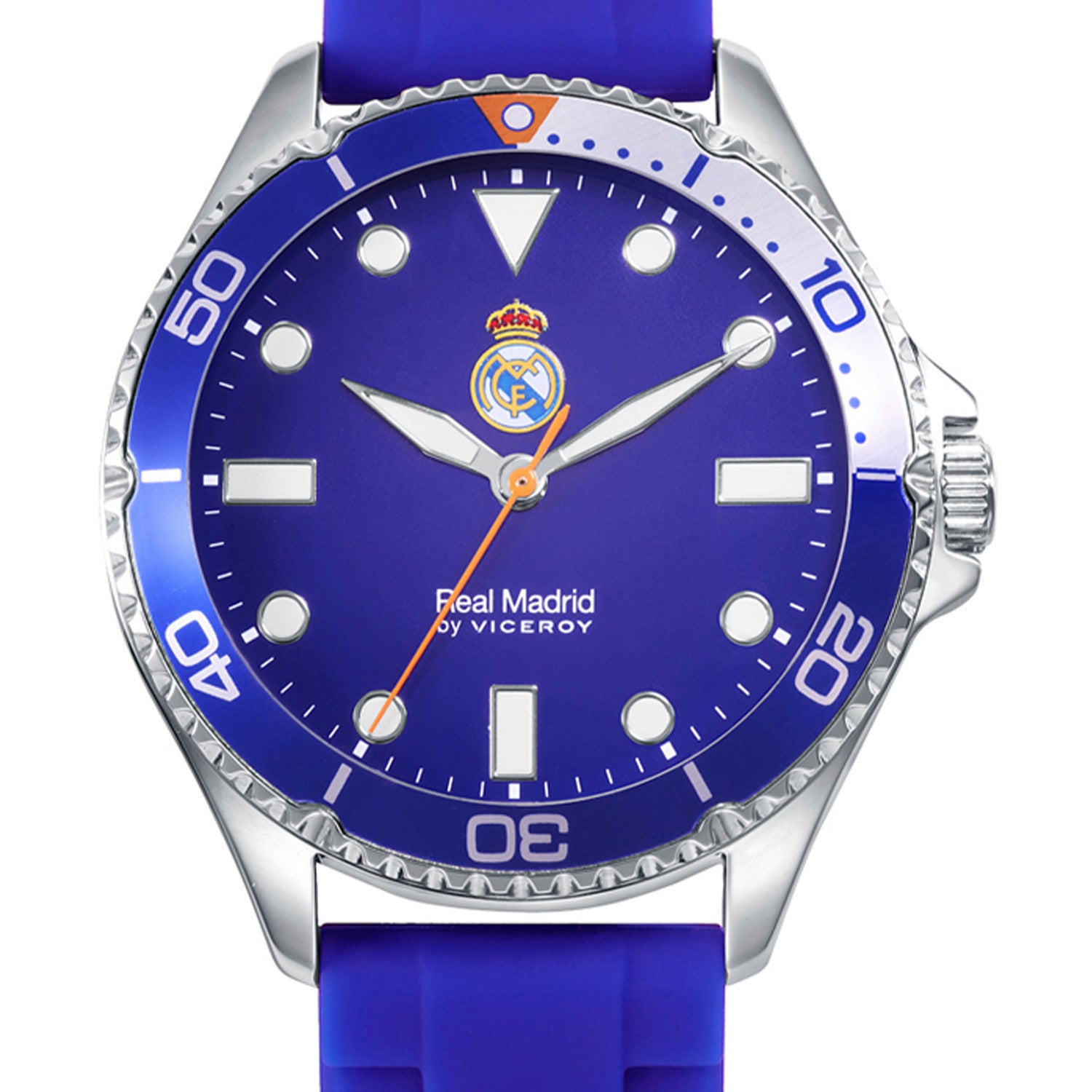Mens Steel Bracelet Strap Watch Real Madrid