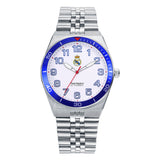 Men’s Silver Steel Watch White Dial