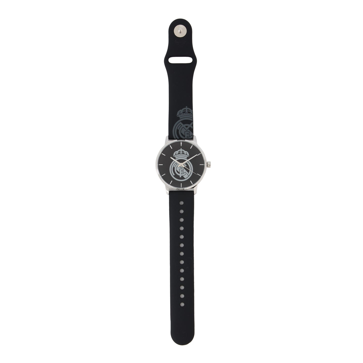 Reloj Analógico Correa Silicona Negro