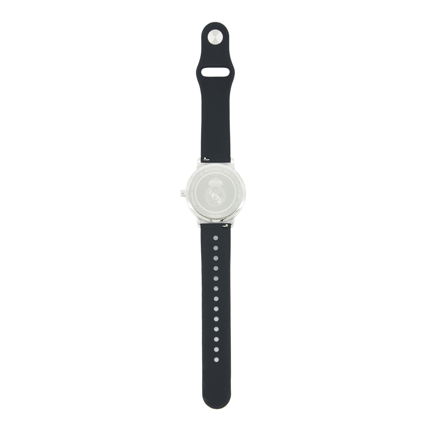 Reloj Analógico Correa Silicona Negro