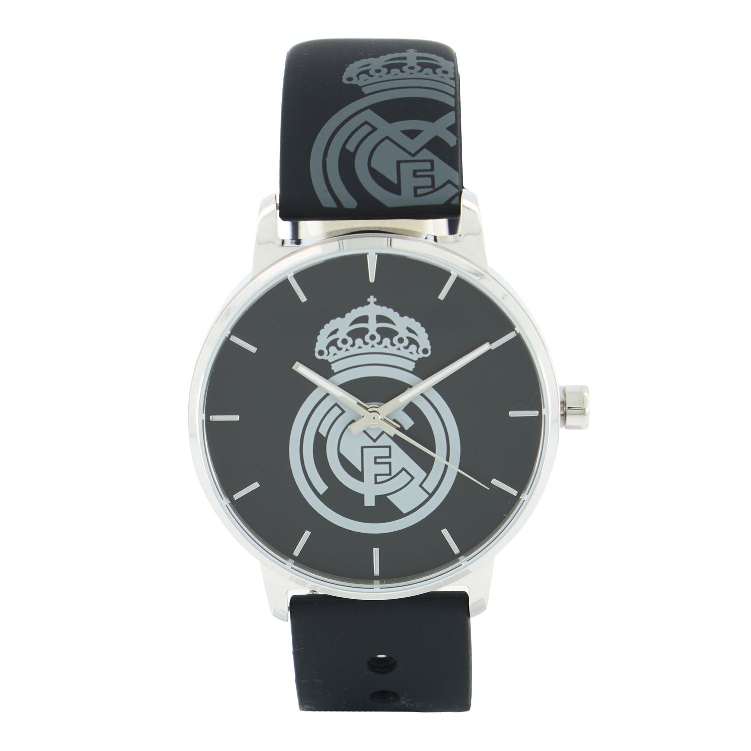 Reloj Analógico Correa Silicona Negro
