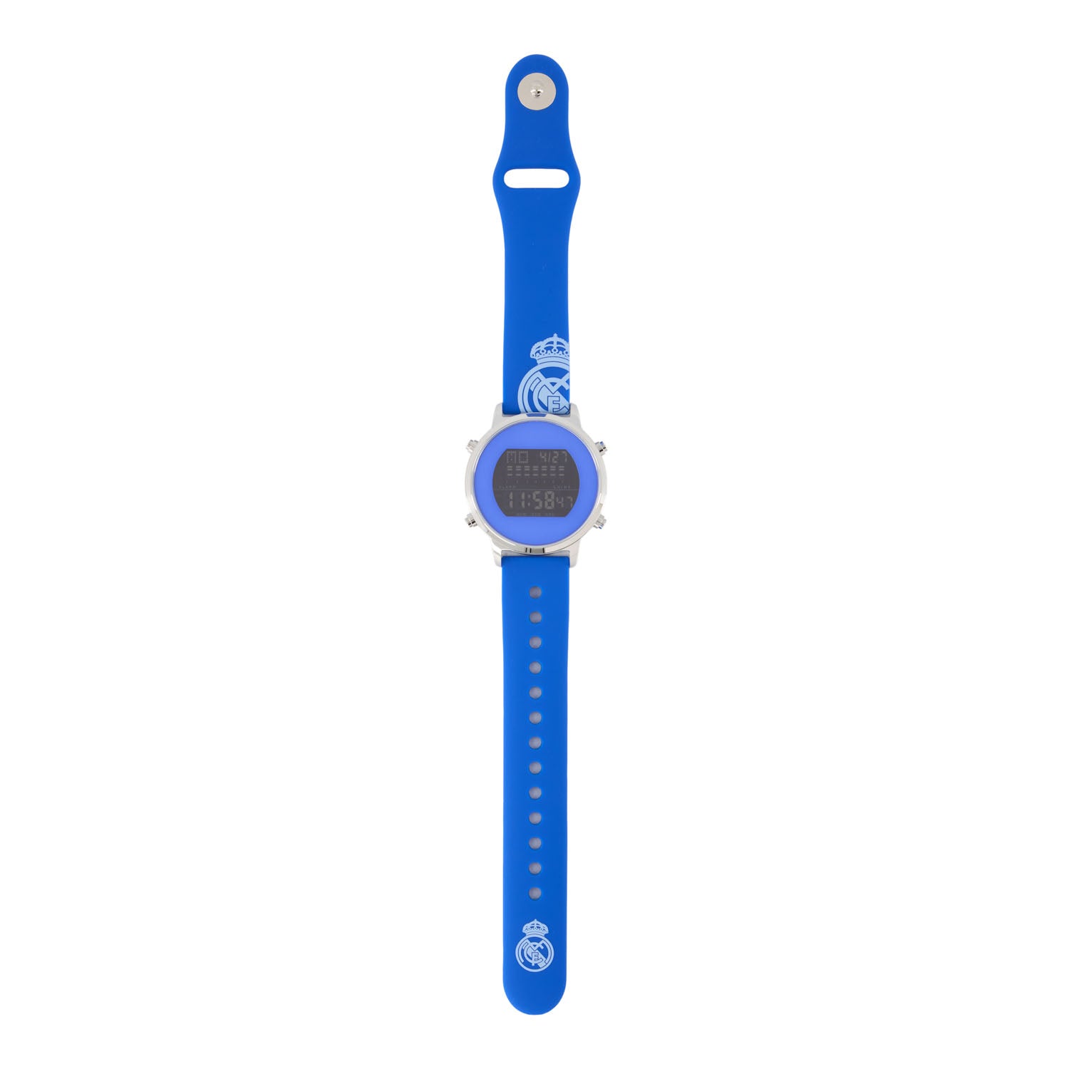Small Digital Watch Silicone Strap Blue