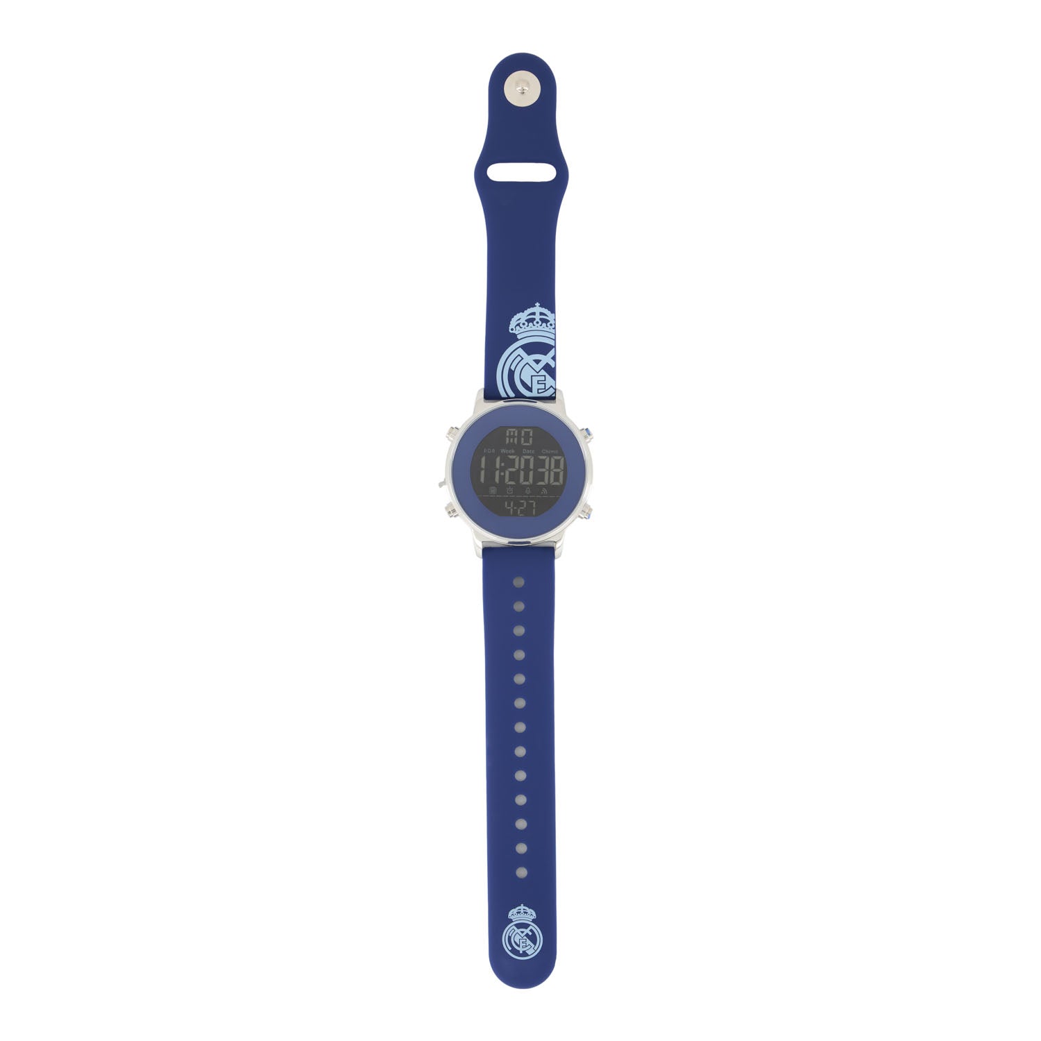 Digital Watch Silicone Strap Blue