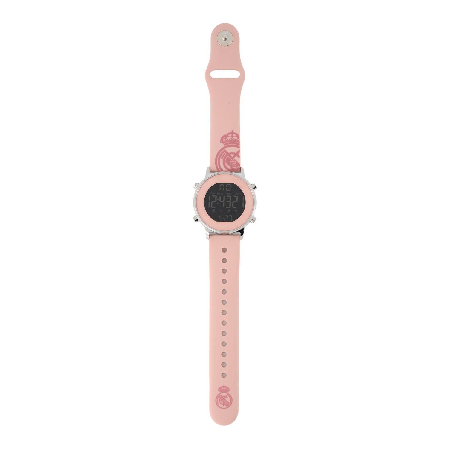 Digital Watch Silicone Strap Pink