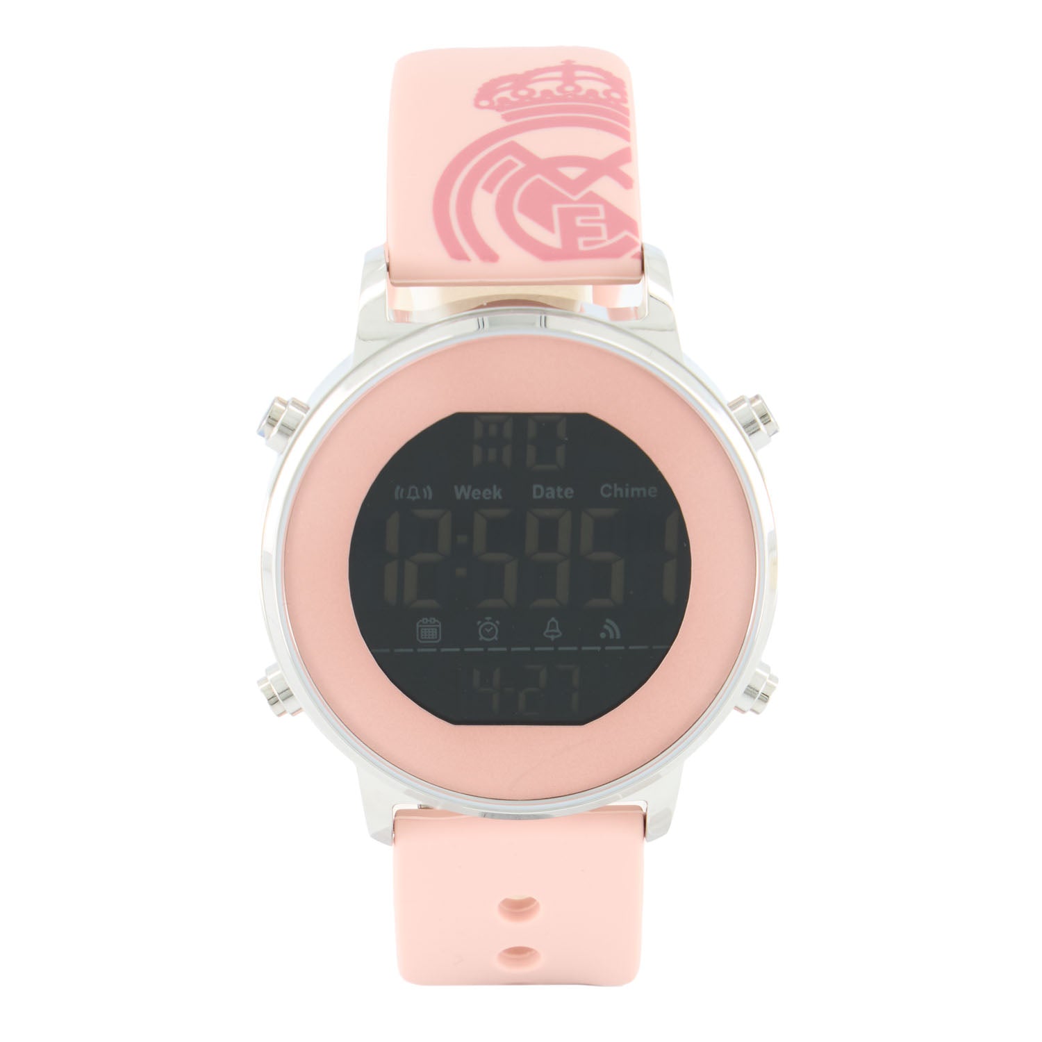 Digital Watch Silicone Strap Pink