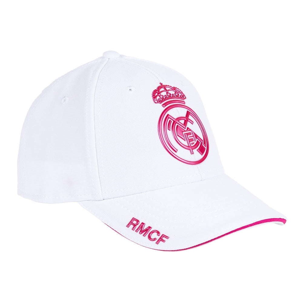 Real Madrid Crest Cap - White/Pink