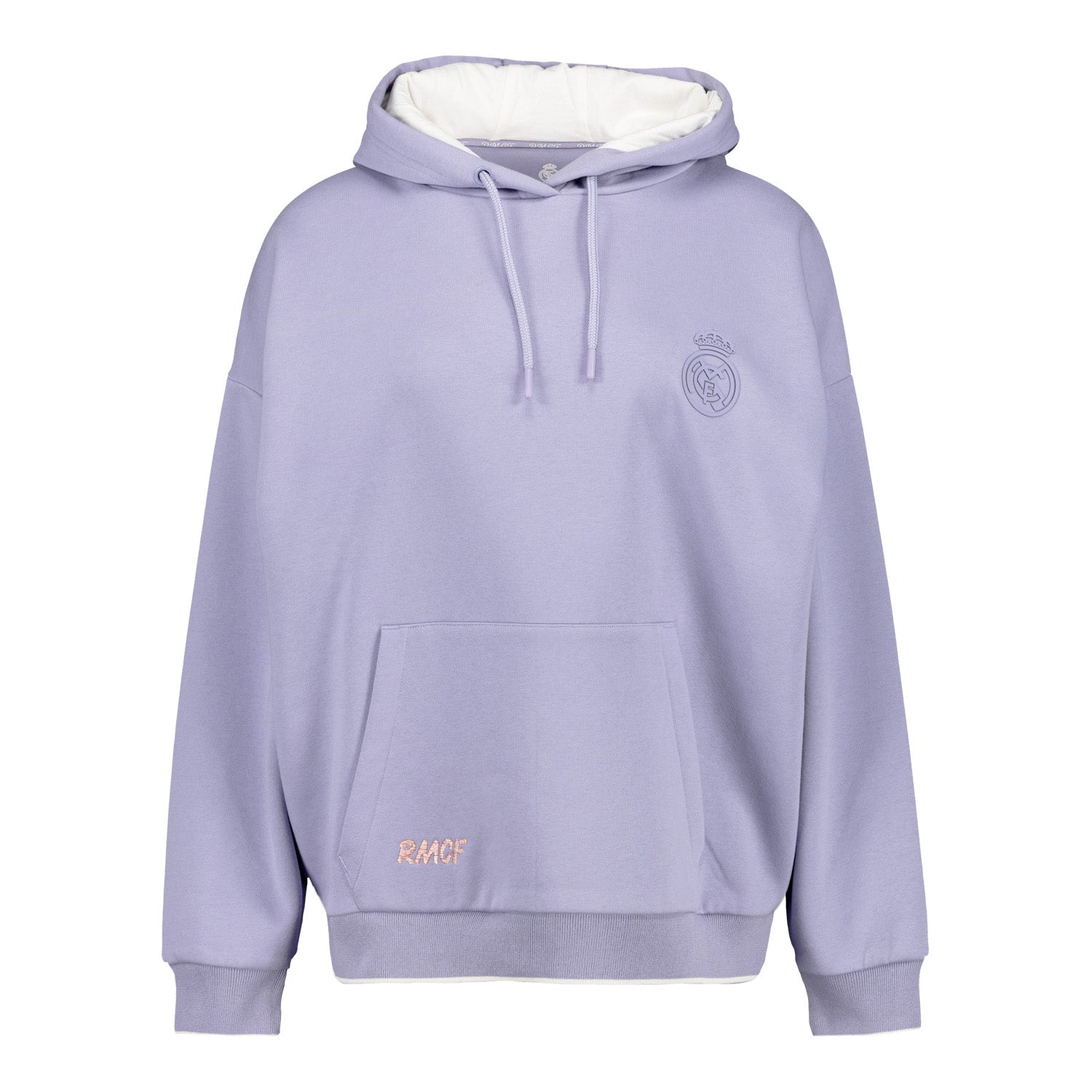 Womens Real Madrid Ladies Vintage Lilac Hoodie