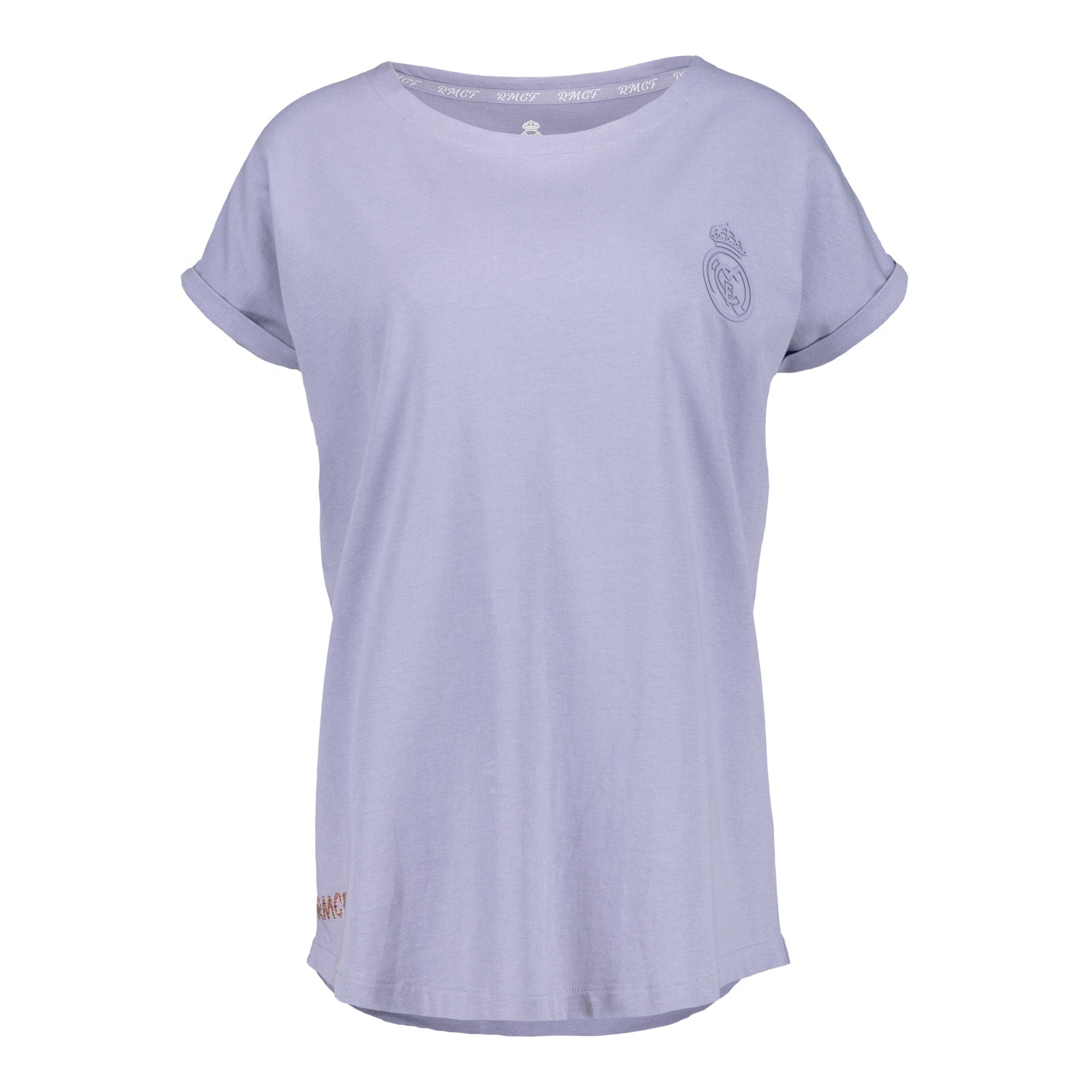 Womens Real Madrid Ladies Vintage Lilac T-Shirt