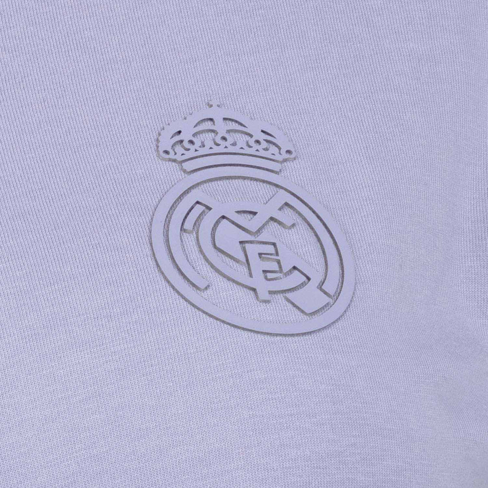 Womens Real Madrid Ladies Vintage Lilac T-Shirt
