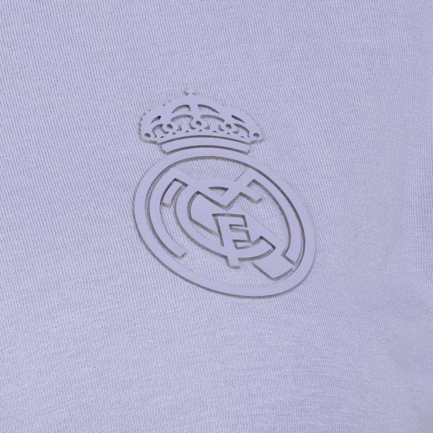 Womens Real Madrid Ladies Vintage Lilac T-Shirt