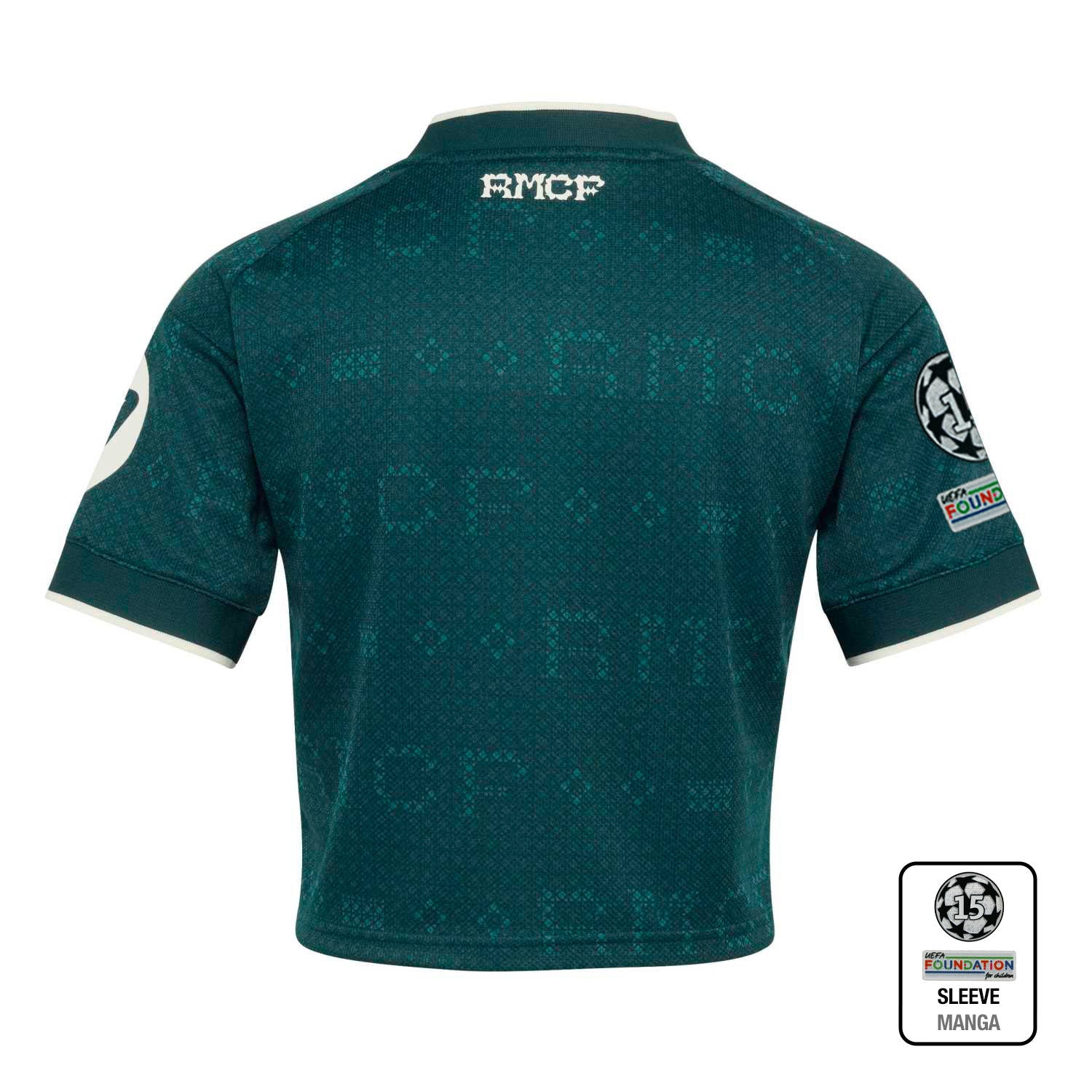 Womens Away Cropped Jersey Green 26/27 – Official Real Madrid Store