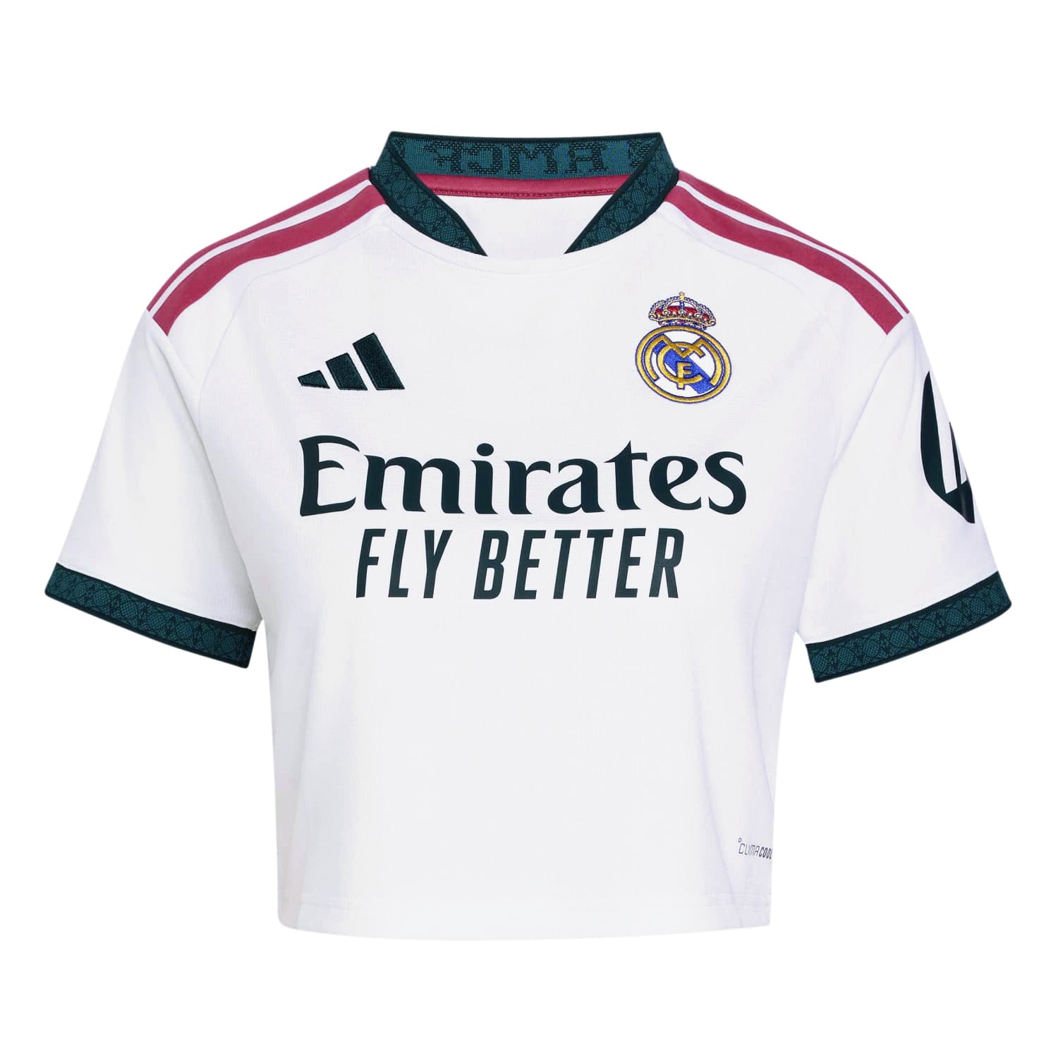 Womens Cropped Home Jersey 26/27 White – Official Real Madrid Store