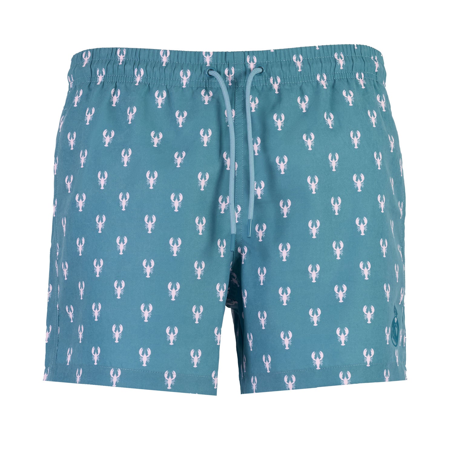 Bañador Diseño Langosta Hombre Verde/Rosa