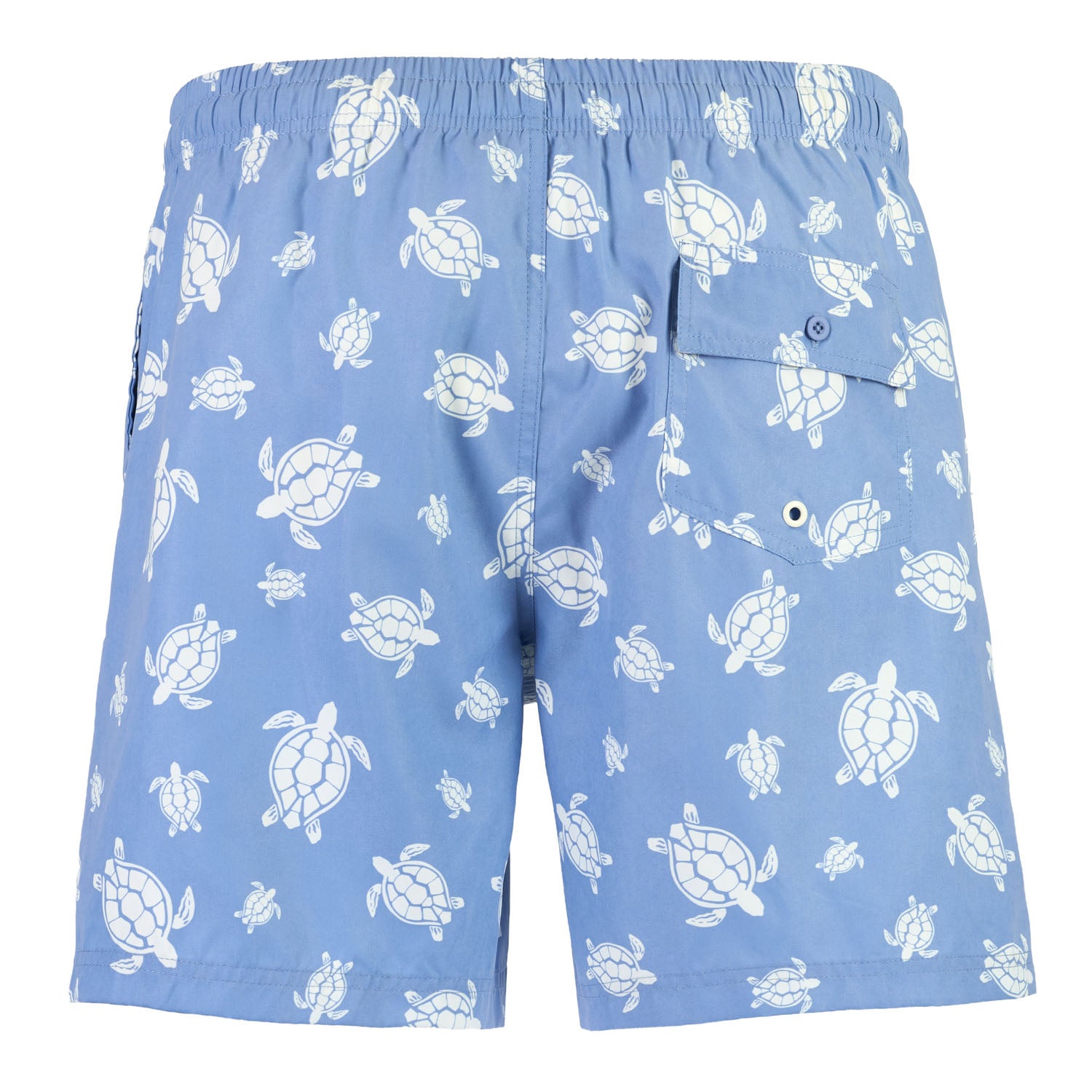 Maillot de bain design tortue homme Bleu/Blanc