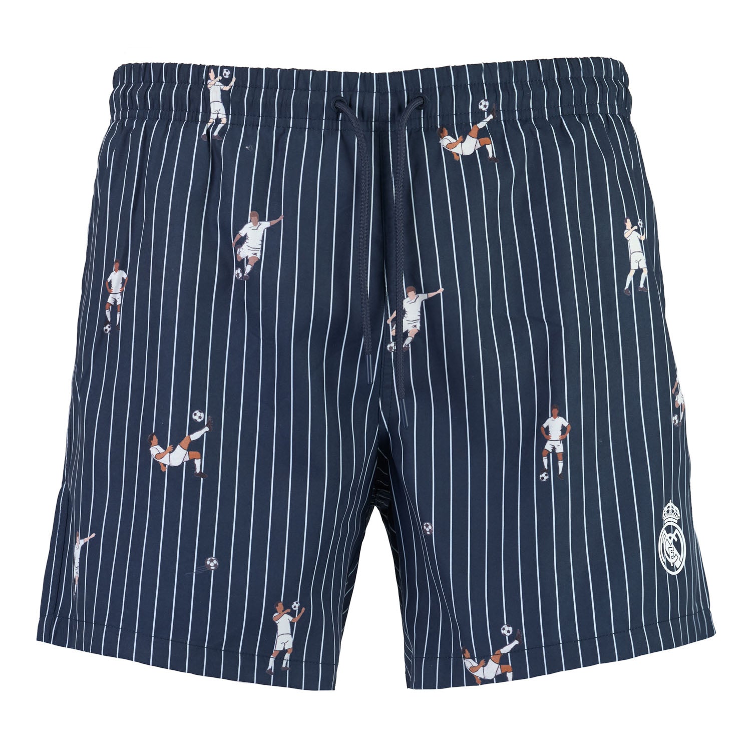Bañador Diseño Jugadores Hombre Azul/Blanco
