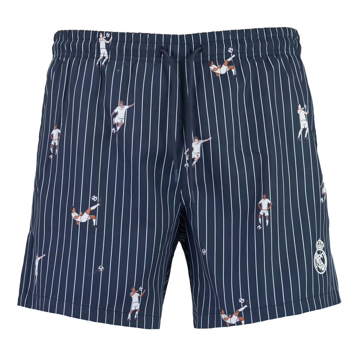 Bañador Diseño Jugadores Hombre Azul/Blanco