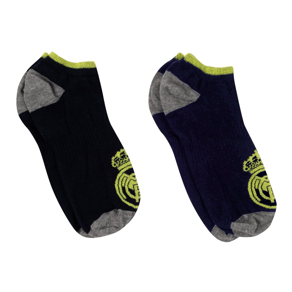 2 Pack Trainer Socks Navy/Black