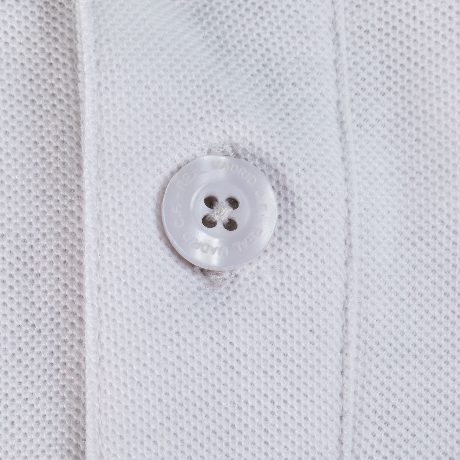 Mens Essentials Color Crest Polo White
