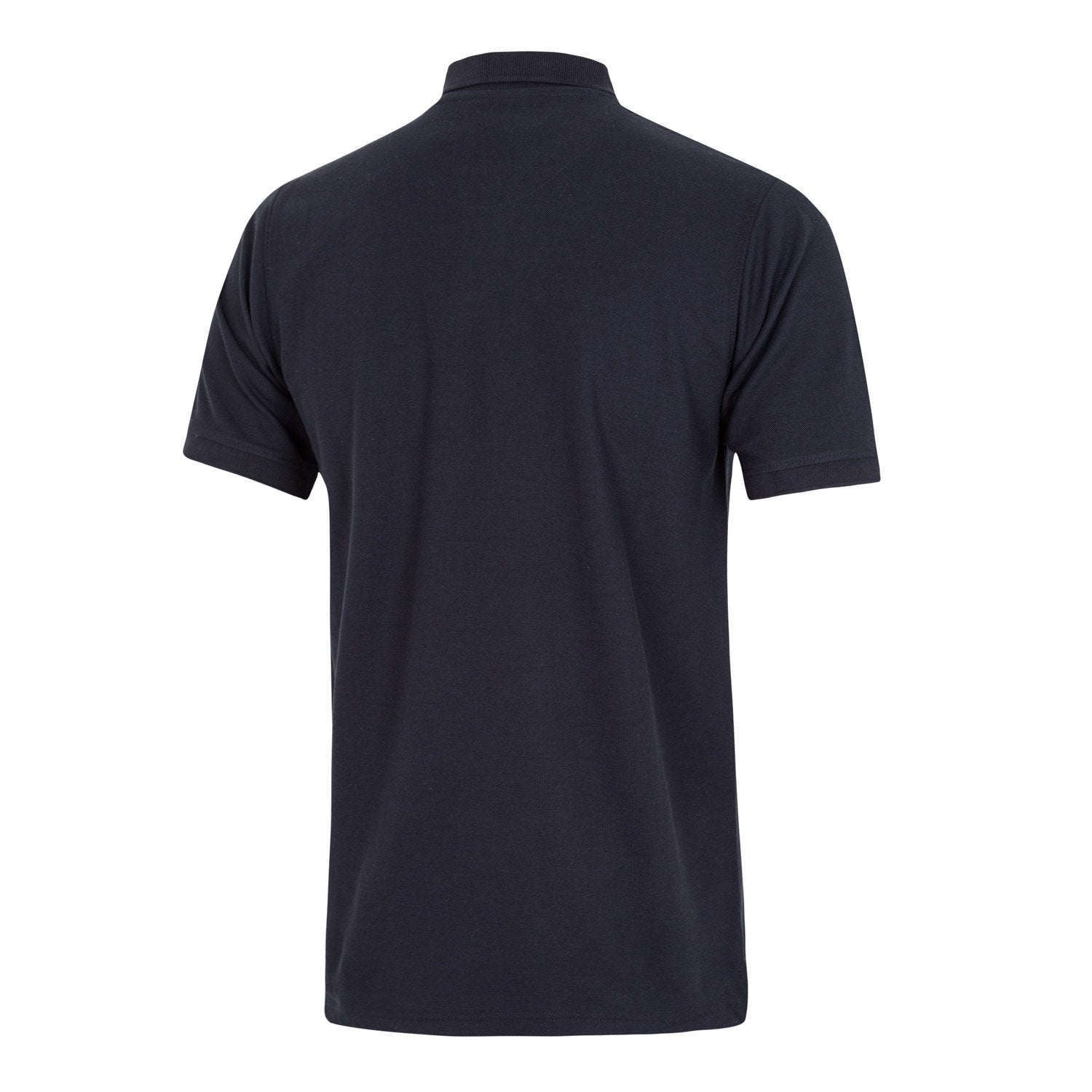 Mens Essentials Color Crest Polo Navy